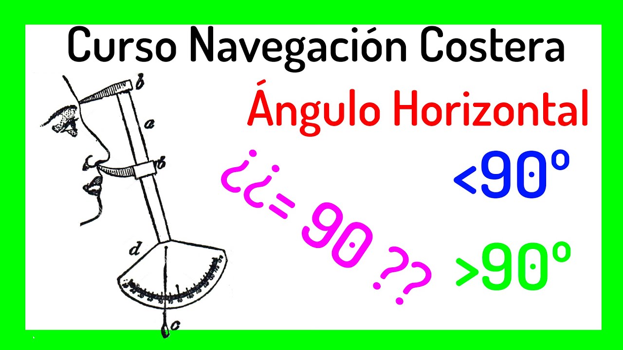 📌Posición por ∡ÁNGULOS HORIZONTALES⛵ | Curso de Navegación Costera |