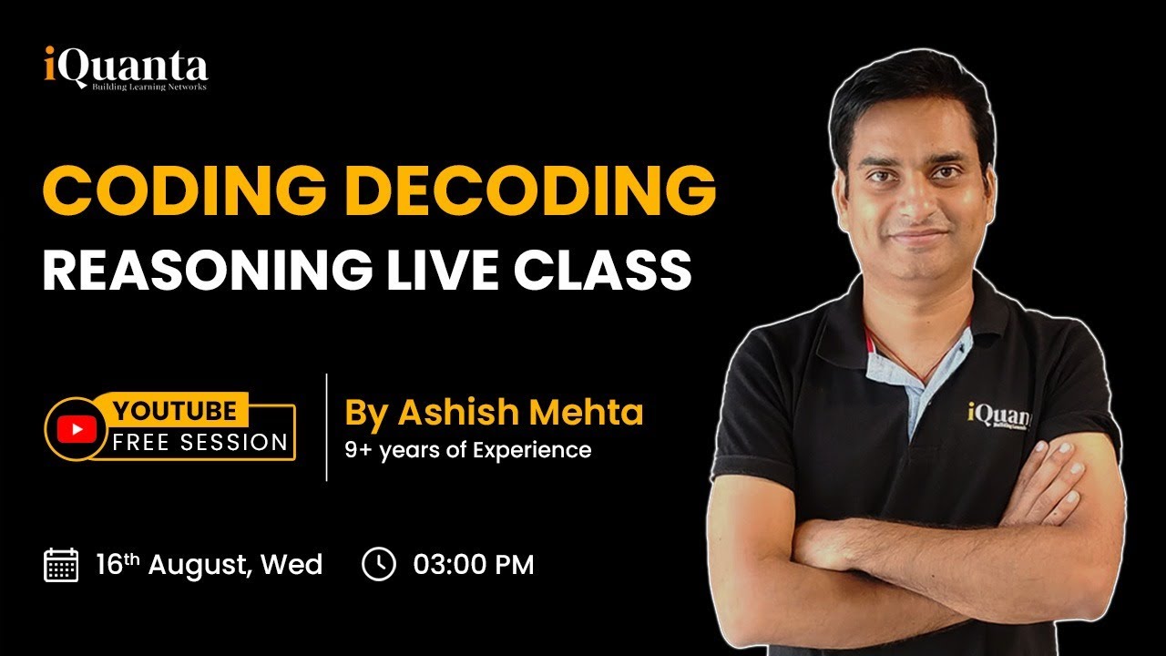 Coding Decoding Reasoning Live | NMAT SNAP | Logical Reasoning