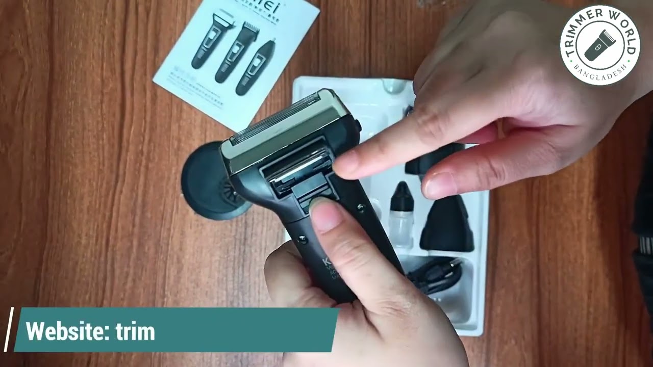 Kemei km-6558 Black 3 in 1 Shaver & Trimmer & Clipper