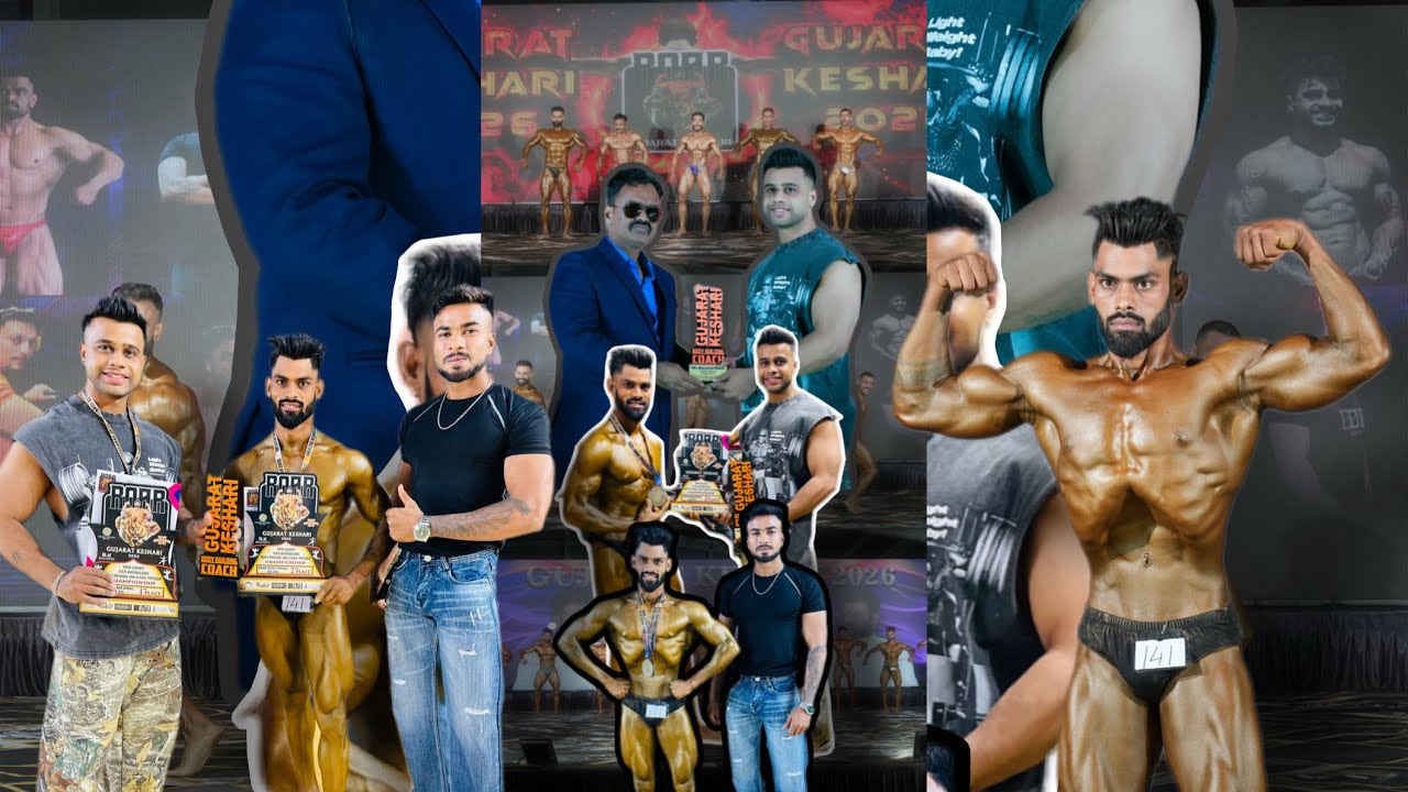 Gujarat Keshari Roar 🦁 2026 / Bodybuilding competition 🏆/ Day-2/ Rajkot /  Team Kaushal🦁