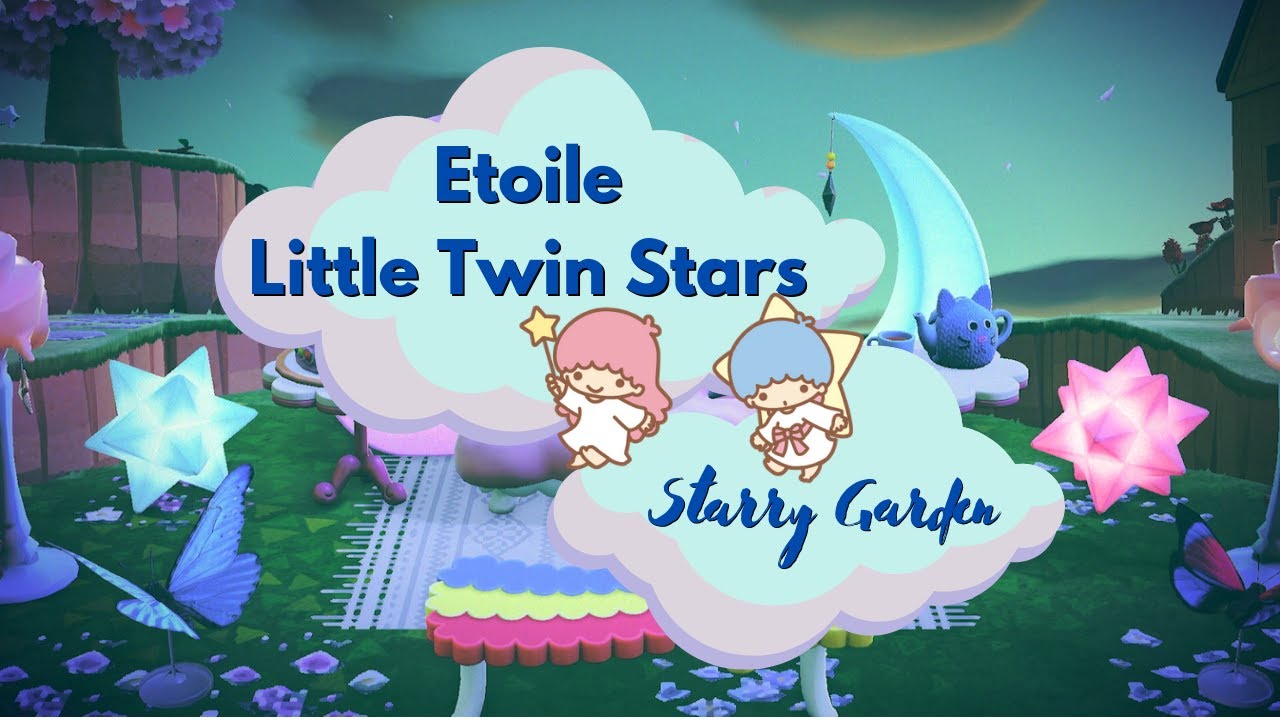 Etoile Little Twin Stars Fairycore Stars Build! Animal Crossing: New Horizons