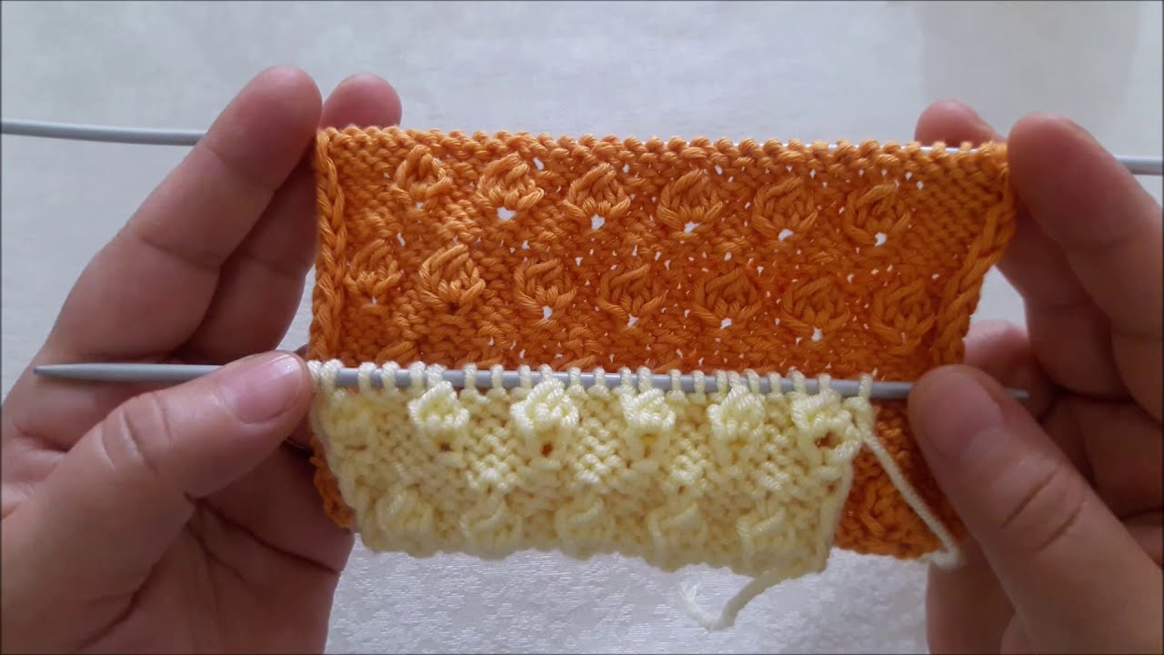 🎀 Tomurcuk Örgü 🎀 / Kolay  Modeli  # 1 Easy Knitting Pattern
