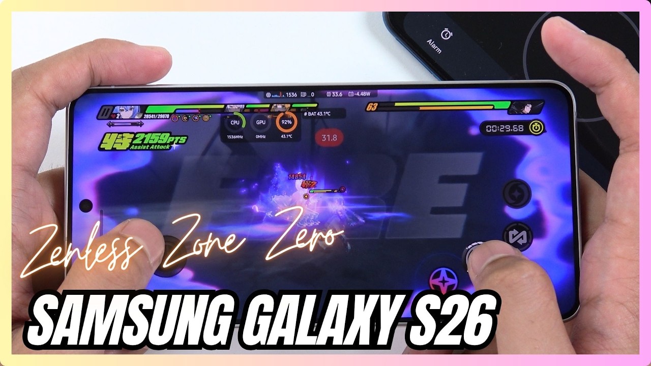 Samsung Galaxy S26 Zenless Zone Zero Gaming Test | Exynos 2600, 120Hz FPS Performance