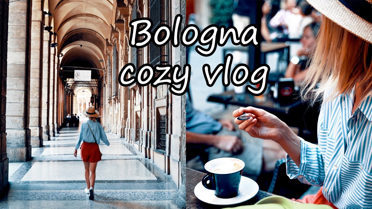 COZY TRAVEL VLOG ✈️ solo trip to BOLOGNA ITALY 🌍 visiting University library 📚 café ☕ museum
