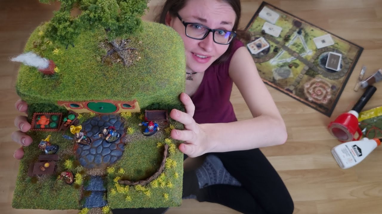 Wie ich ein episches Diorama für mein Hobbit-Brettspiel gebaut habe 🤓