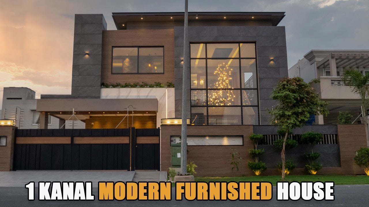 1 Kanal Modern Furnished House by Al Muqeet Phase 6 DHA, Lahore - Pakistan