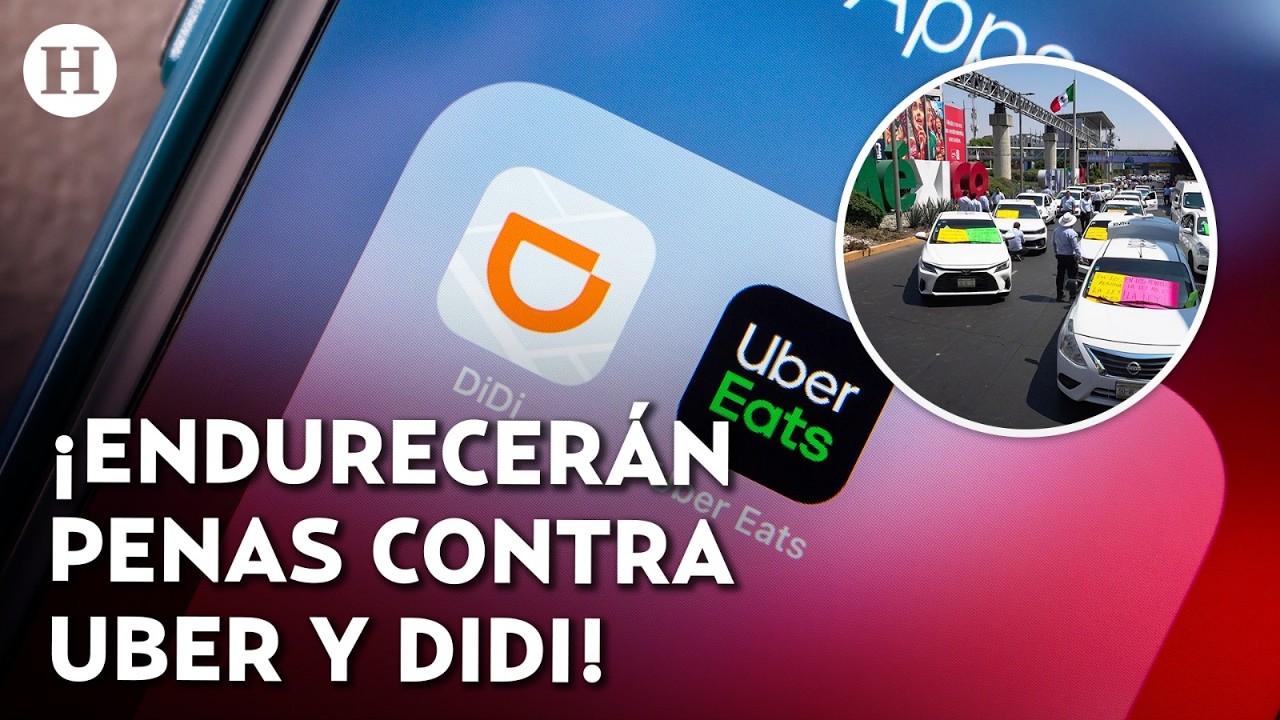 ¡Taxis por app no pueden operar en el AICM! Conductores podrían ser multados hasta con 62 mil pesos
