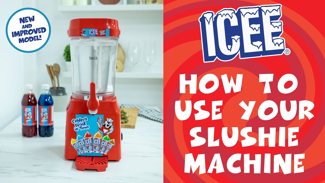 ICEE Machine slushie maker - How to use your slushie machine (red version)