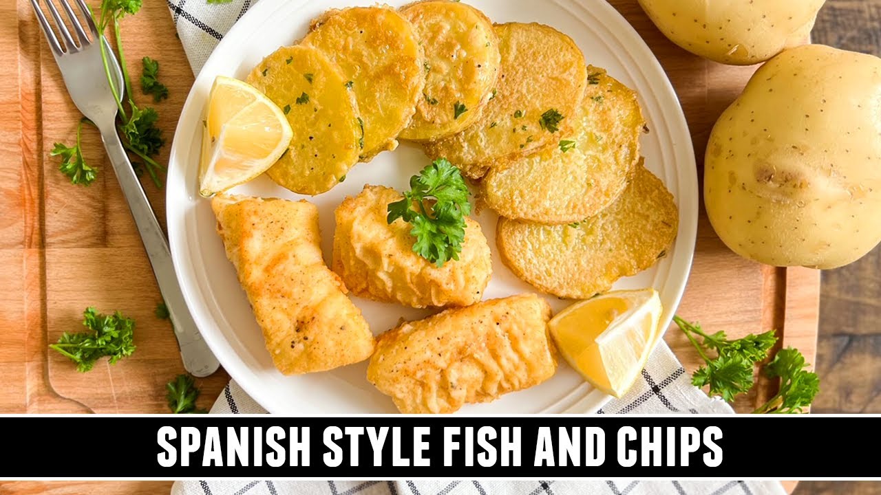 Possibly the BEST Fish & Chips | Spanish Patatas Rebozadas con Bacalao