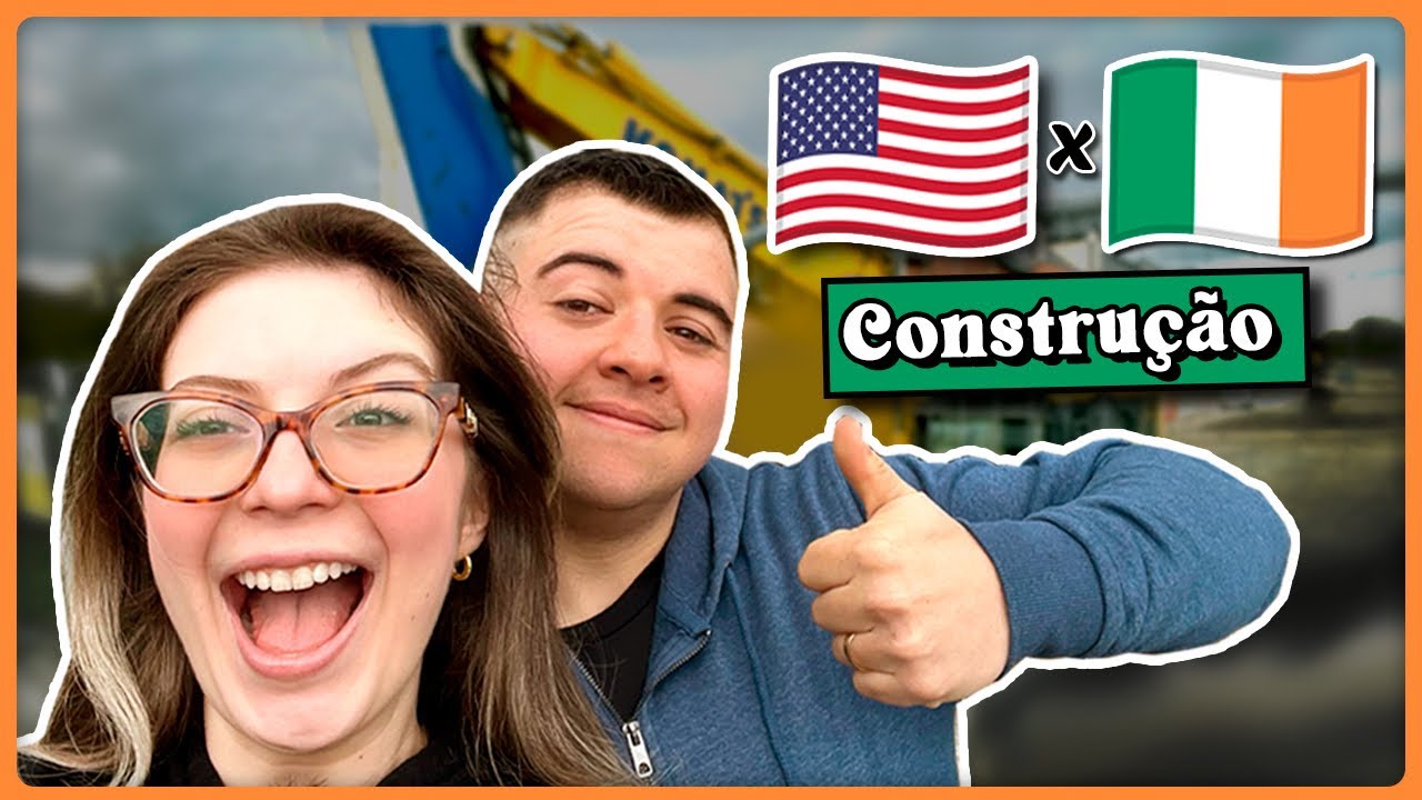 TRABALHO NA CONSTRUÇÃO: EUA X IRLANDA! MUITO DIFERENTE? QUANTO PAGA? SAFEPASS? 🤩🇮🇪🇺🇸🚜👷🏼‍♂️#trabalho