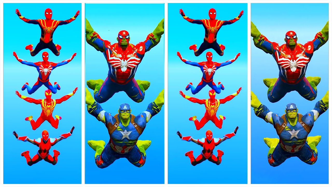 SUPERHERO MEGA BATTLE SPIDERMAN 🆚 IRONMAN