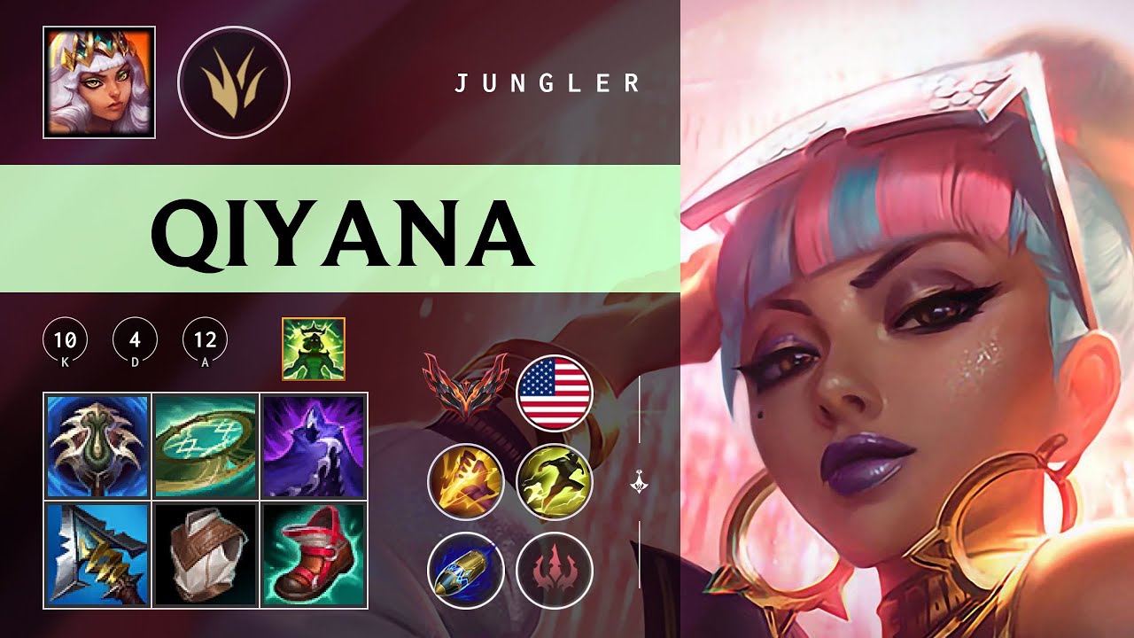 Qiyana Jungle vs Nocturne - NA Grandmaster Patch 26.03