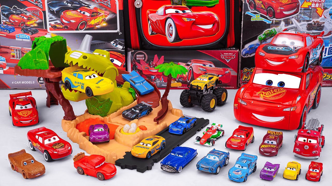 Disney Pixar Cars Toys Unboxing Review | Mattel Disney Pixar Cars on the Road Dino Playground