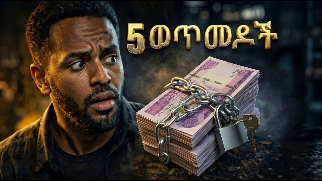 ከድህነት ለመውጣት ማቆም ያለባችሁ 5 ነገሮች   #finance #money #ገንዘብ