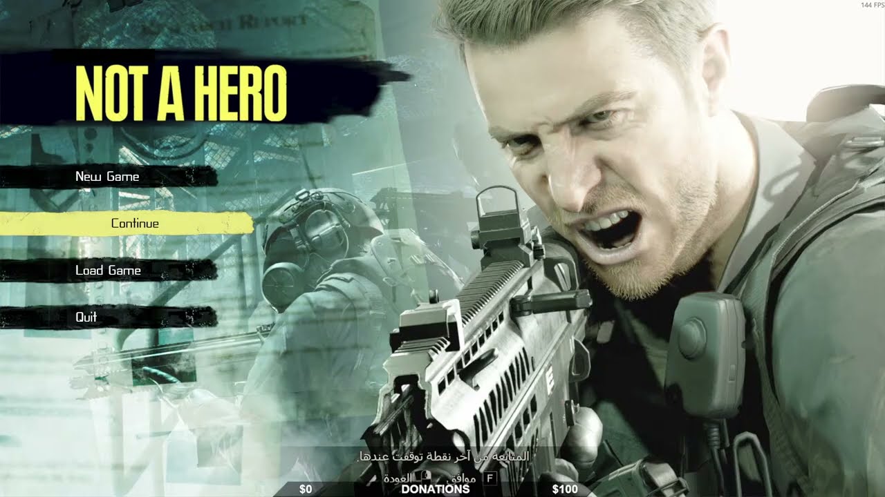Resident Evil 7 Not A Hero  (إضافة كريس صعوبة (المحترف