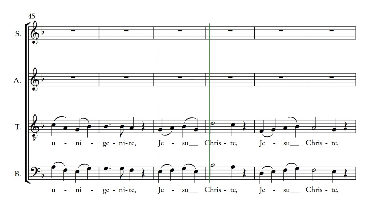 Gounod. Messe Brève. Gloria. Alto