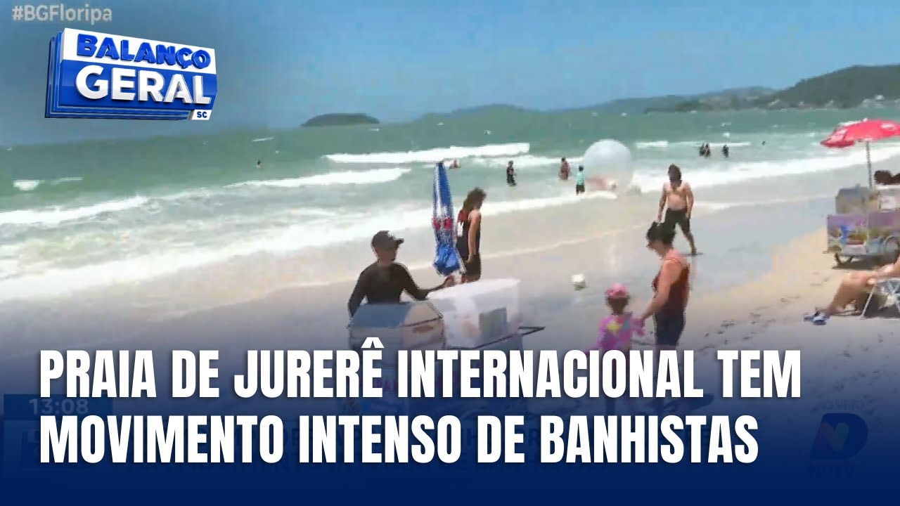 Mesmo imprópria para banho, Jurerê Internacional registra grande movimento