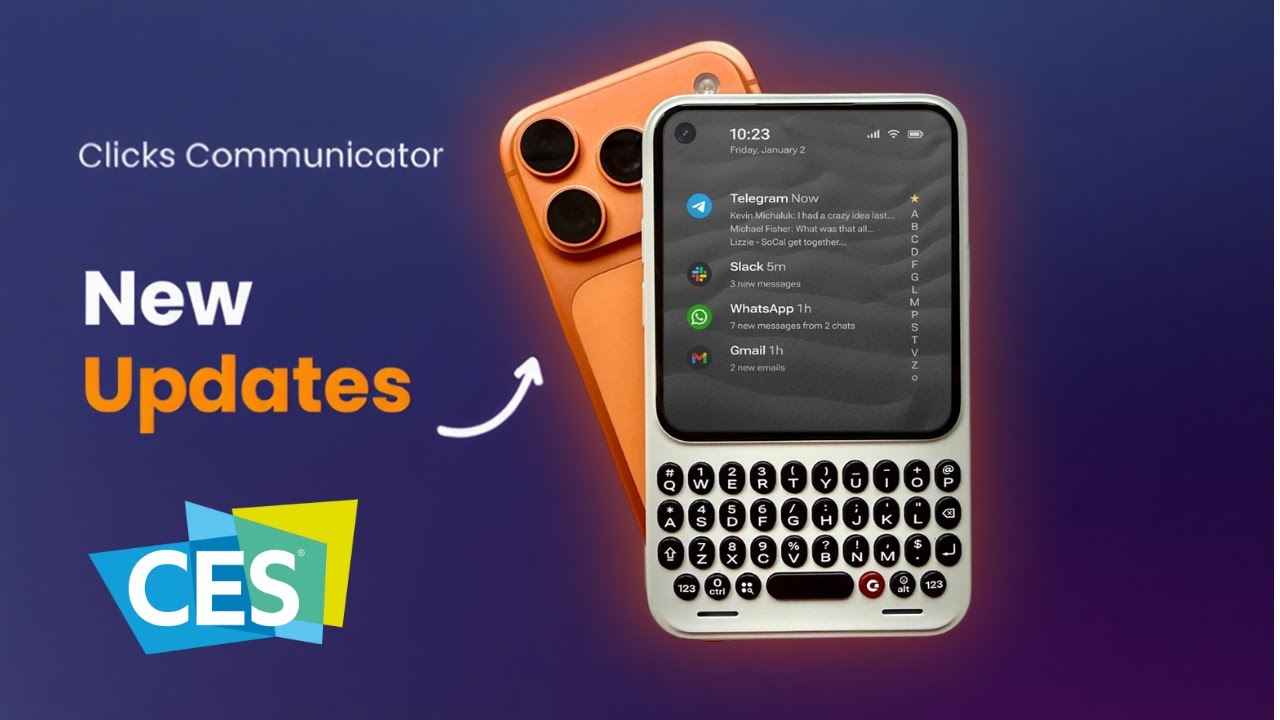 Clicks Communicator CES 2026: QWERTY-телефон, созданный для общения, а не для отвлечения внимания...