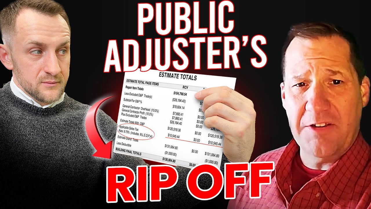 How Metro Public Adjusters Rip Off Roofing Contractors and Home Owners on Insurance claims