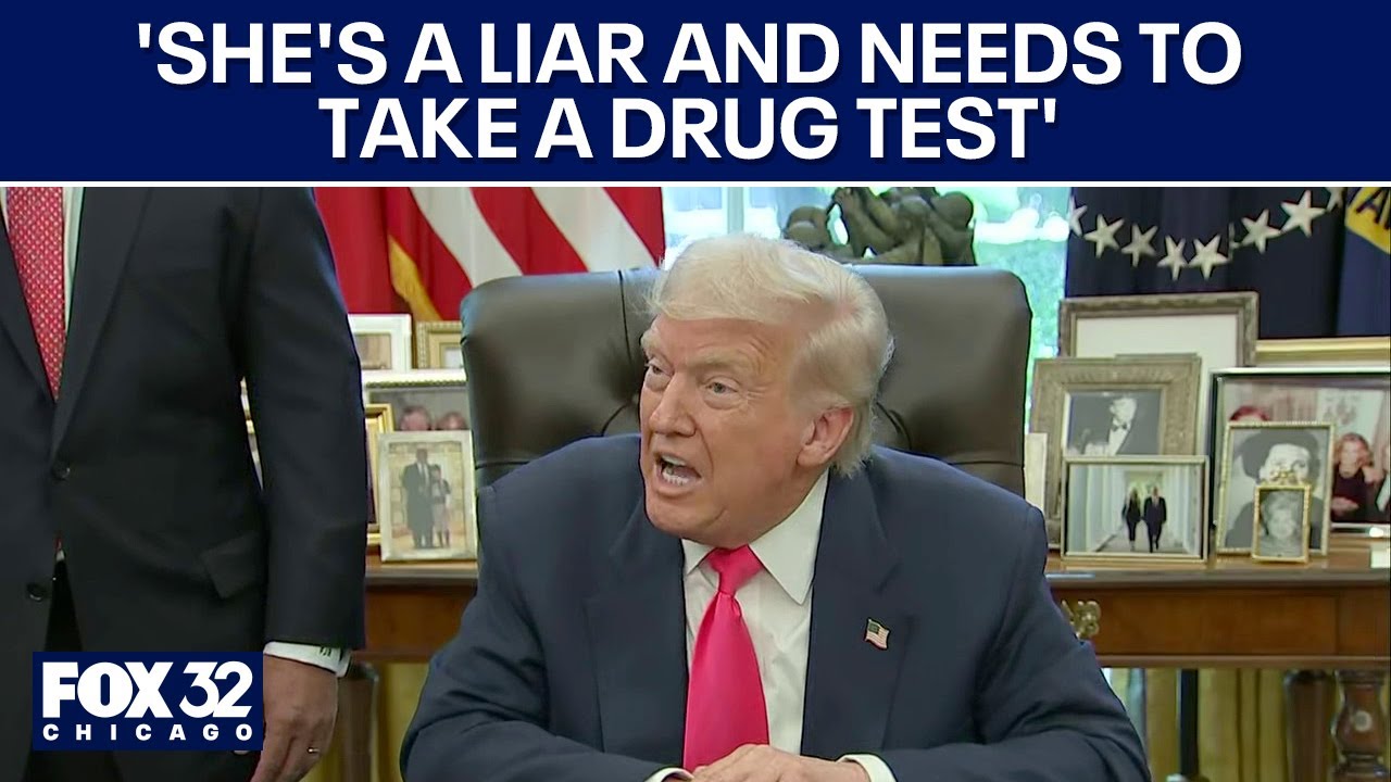 Trump on Warren: 'She's a liar and needs to take a drug test'