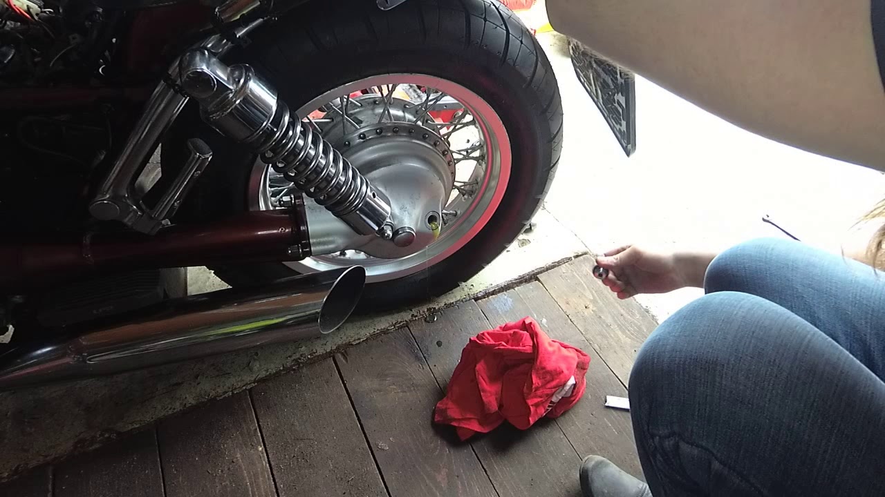 Обслуживание Редуктора мотоцикла Suzuki Intruder VS