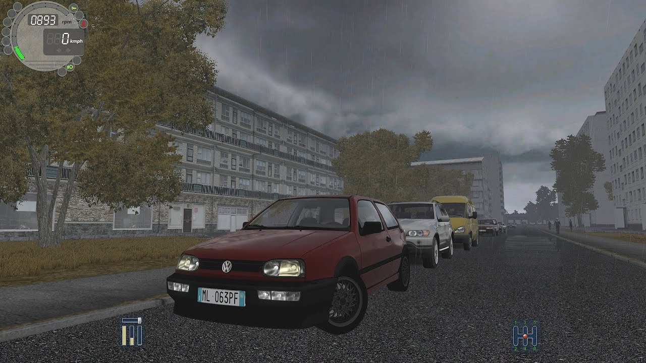 City Car Driving - VW Golf MK3 [Logitech G27]