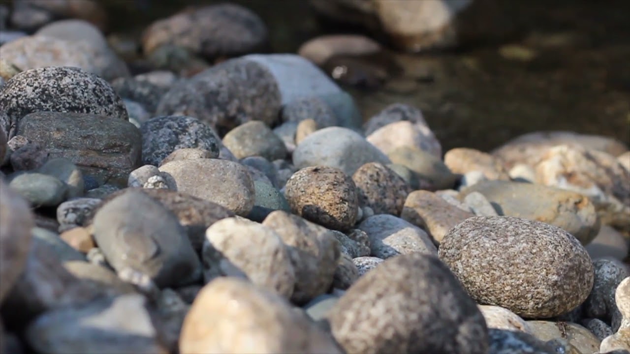 Royalty Free Stones River Stock Video Footage