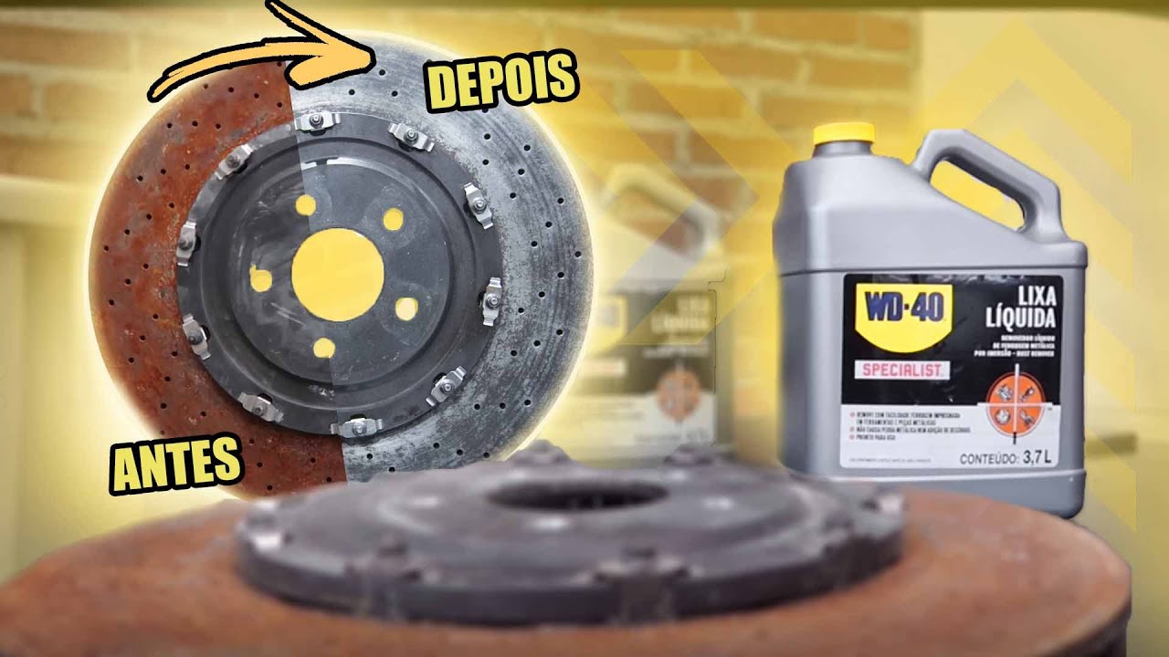 COMO TIRAR FERRUGEM com LIXA LIQUIDA WD-40 I Nando SA