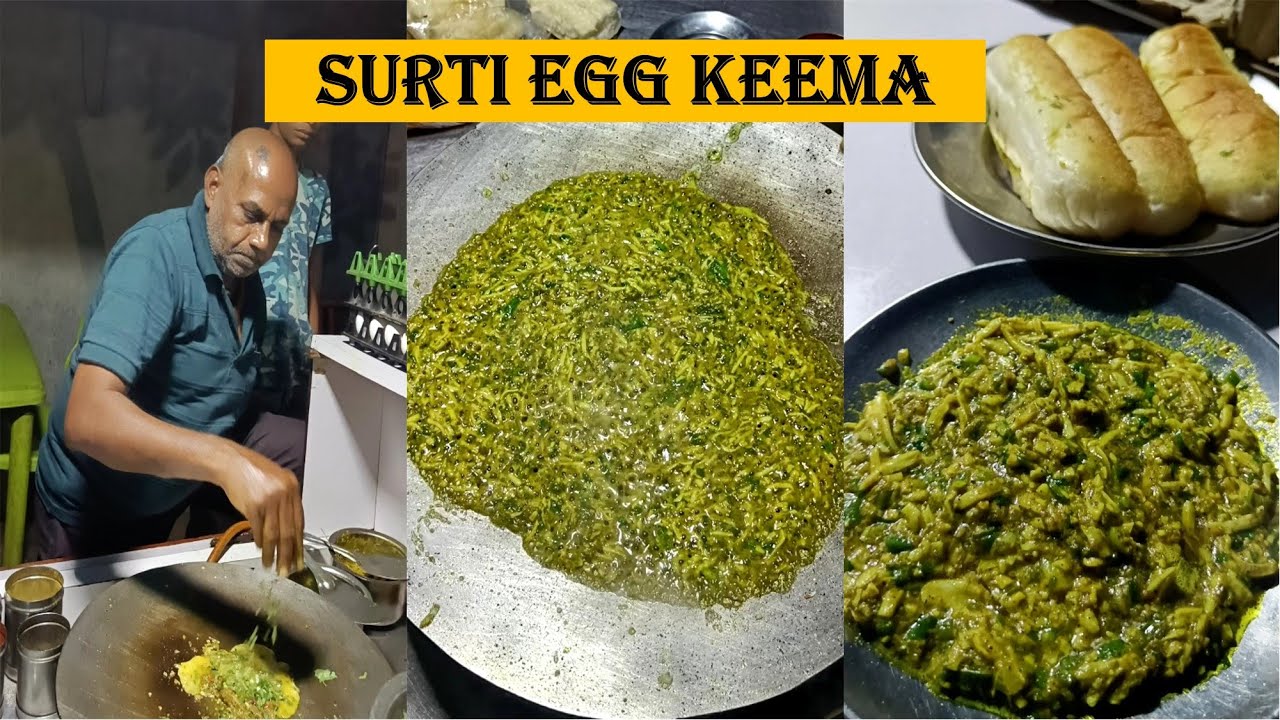 Street Style Surti Egg Keema Only 50 Rs/- | Surat Street Food | Indian Street Food | Surat Food Zone