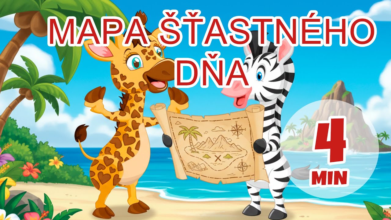 Mapa šťastného dňa – 4 min Giramille | Detské riekanky a pesničky