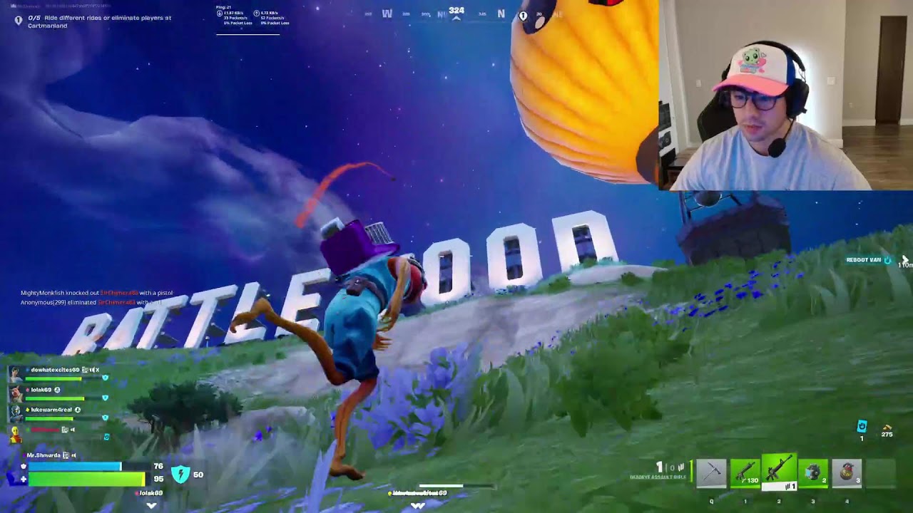 playing fortnite w/ Ashley