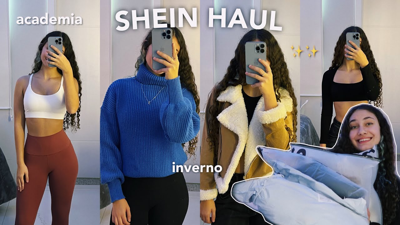 SHEIN HAUL🛍️ roupas de inverno, academia, casacos…