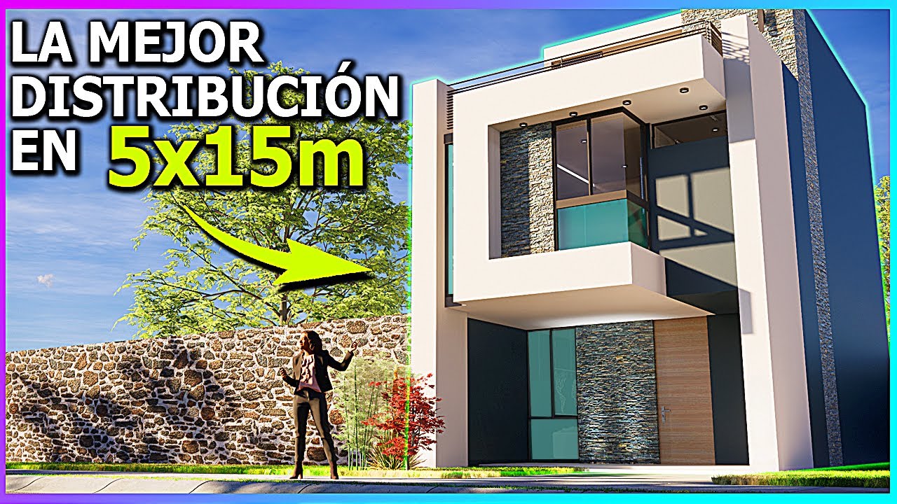 🔴LA CASA CON LA MEJOR DISTRIBUCION EN 5X15m 🔥