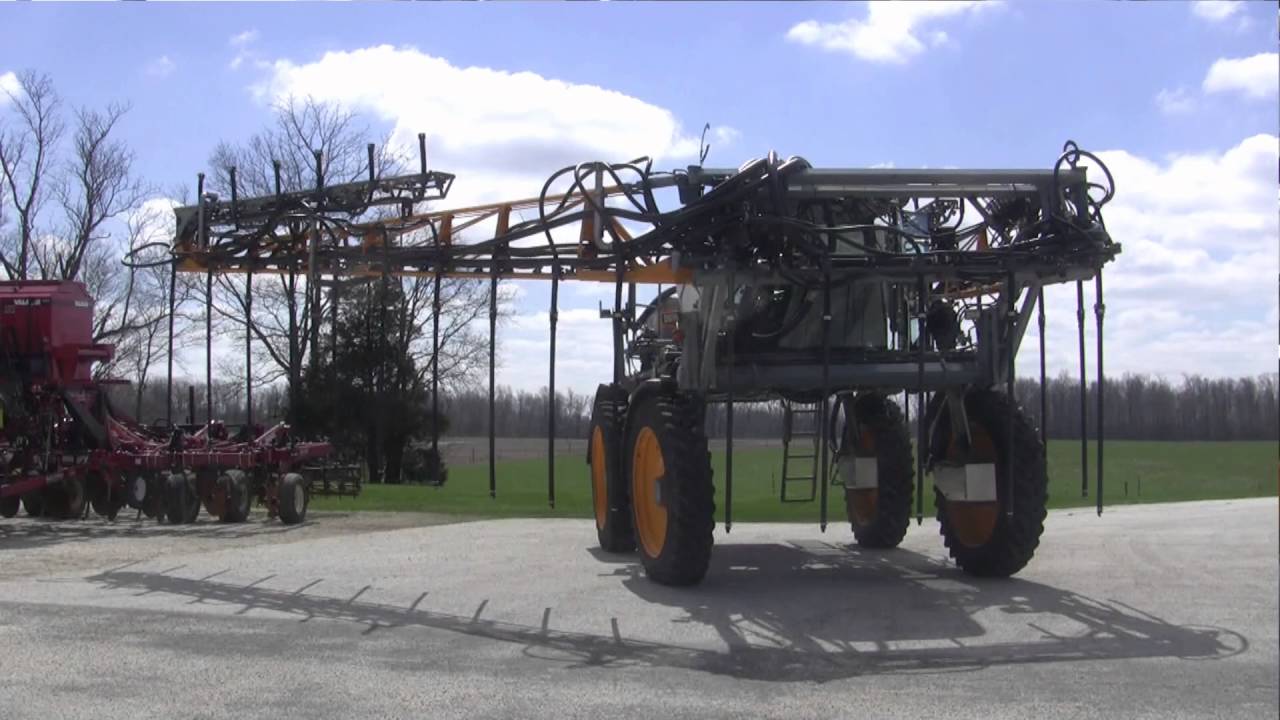 Seeding cover crops with a Hagie sprayer