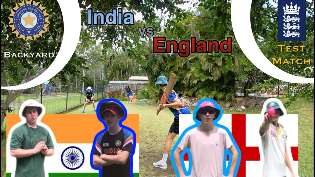 INDIA Vs ENGLAND | 1st TEST | Backyard Cricket 2024