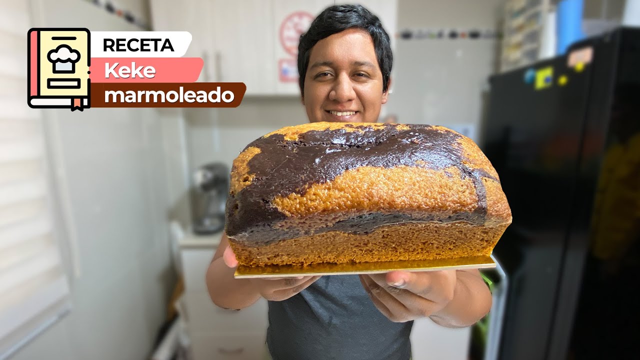 Receta Queque Marmoleado (KEKE MARMOLEADO) ¡Receta Super fácil y Rapida ! 💚| Mi Receta Mágica