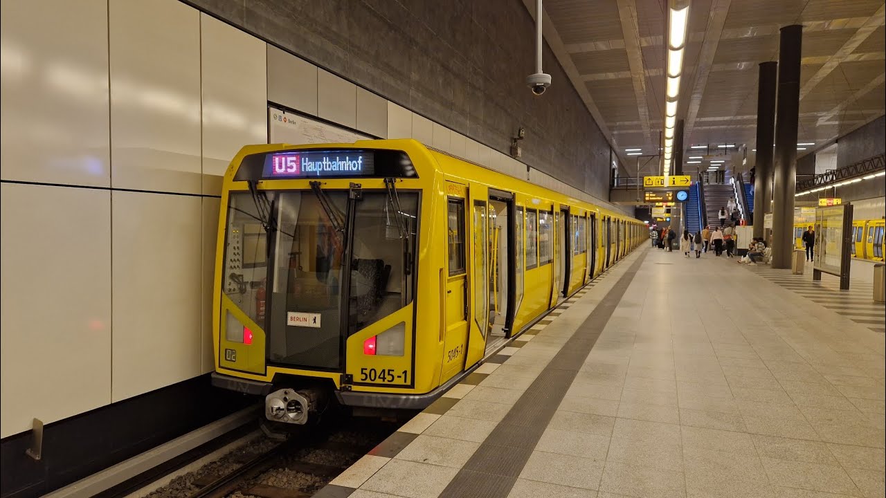 U-Bahn Berlin | Mitfahrt in der kompletten U5 von Hauptbahnhof bis Hönow im H01 5045-4