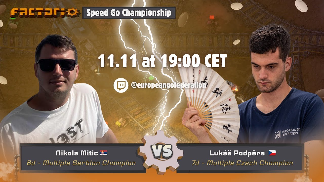 Lukáš Podpěra 7-dan vs Nikola Mitic 7-dan | Factorio Speed Go Championship Ro16
