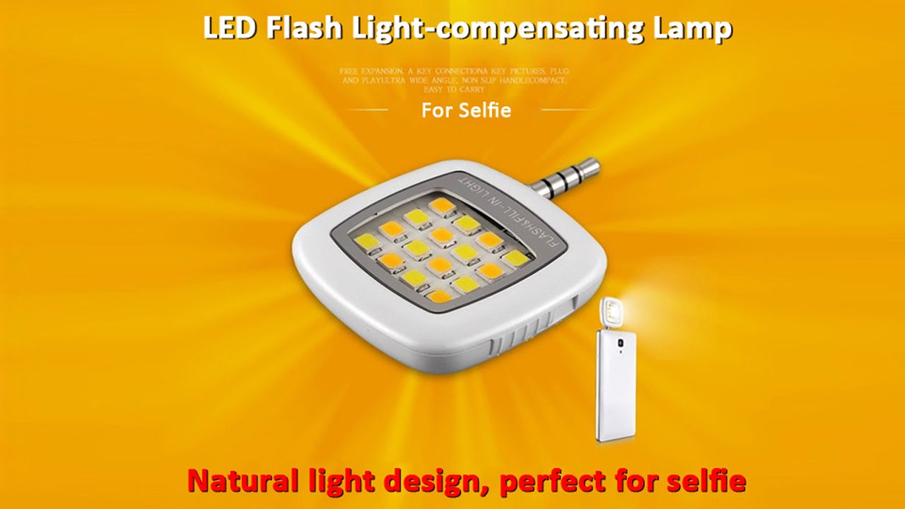 Compact Mobile Phone Fill - in LED Light  - Gearbest.com
