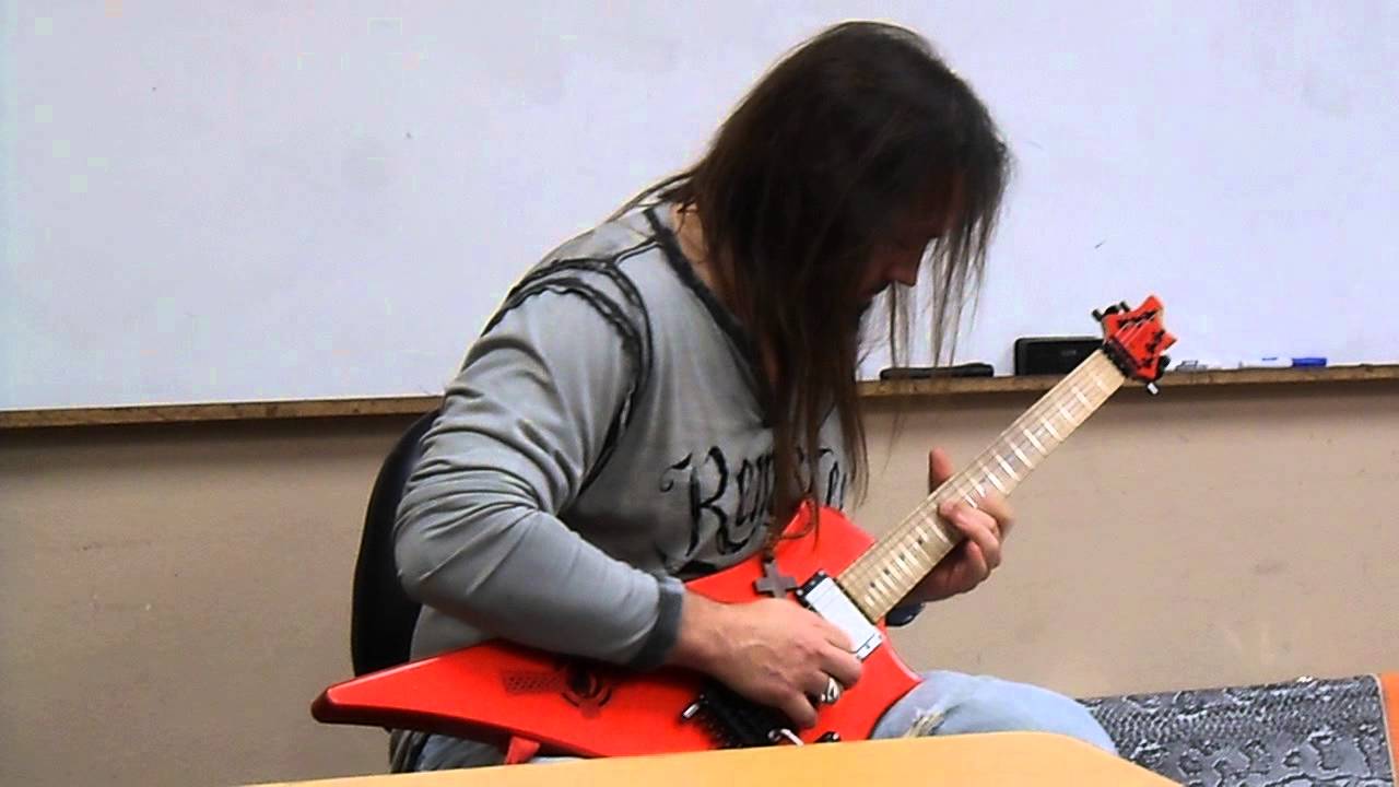 Steve Blaze of Lillian Axe Performs at Delgado Community College