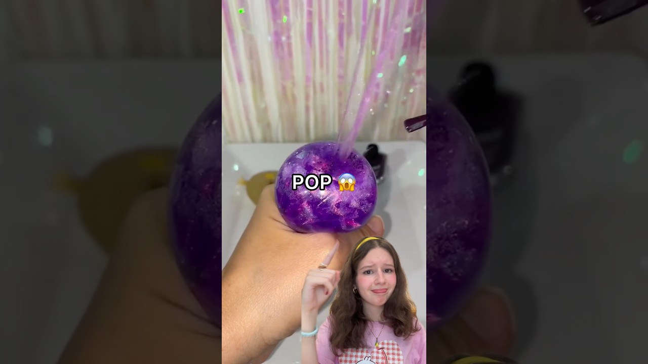 Проверяю, лопнет ли СКВИШИ от ЛАКА ДЛЯ НОГТЕЙ! 😱😳 *лайфхак со сквиши*