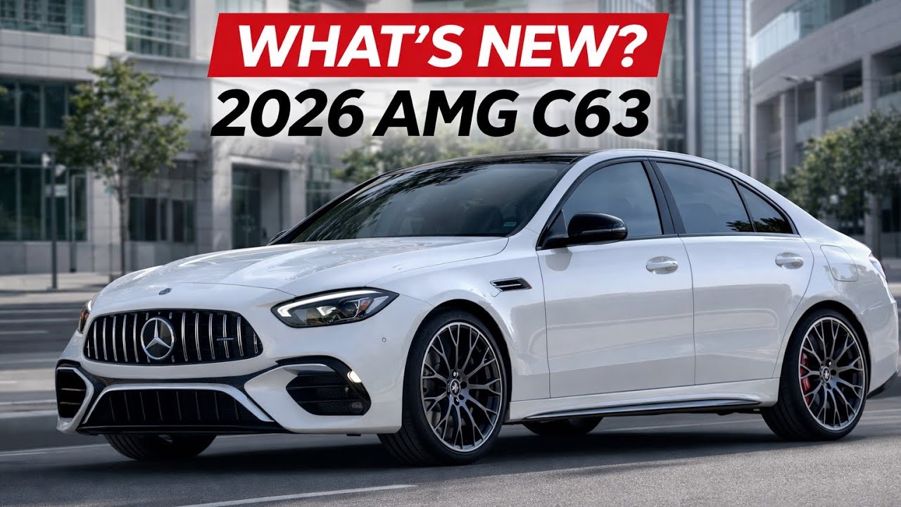 Mercedes-AMG C63 2026: Небольшие обновления, тот же дух AMG.