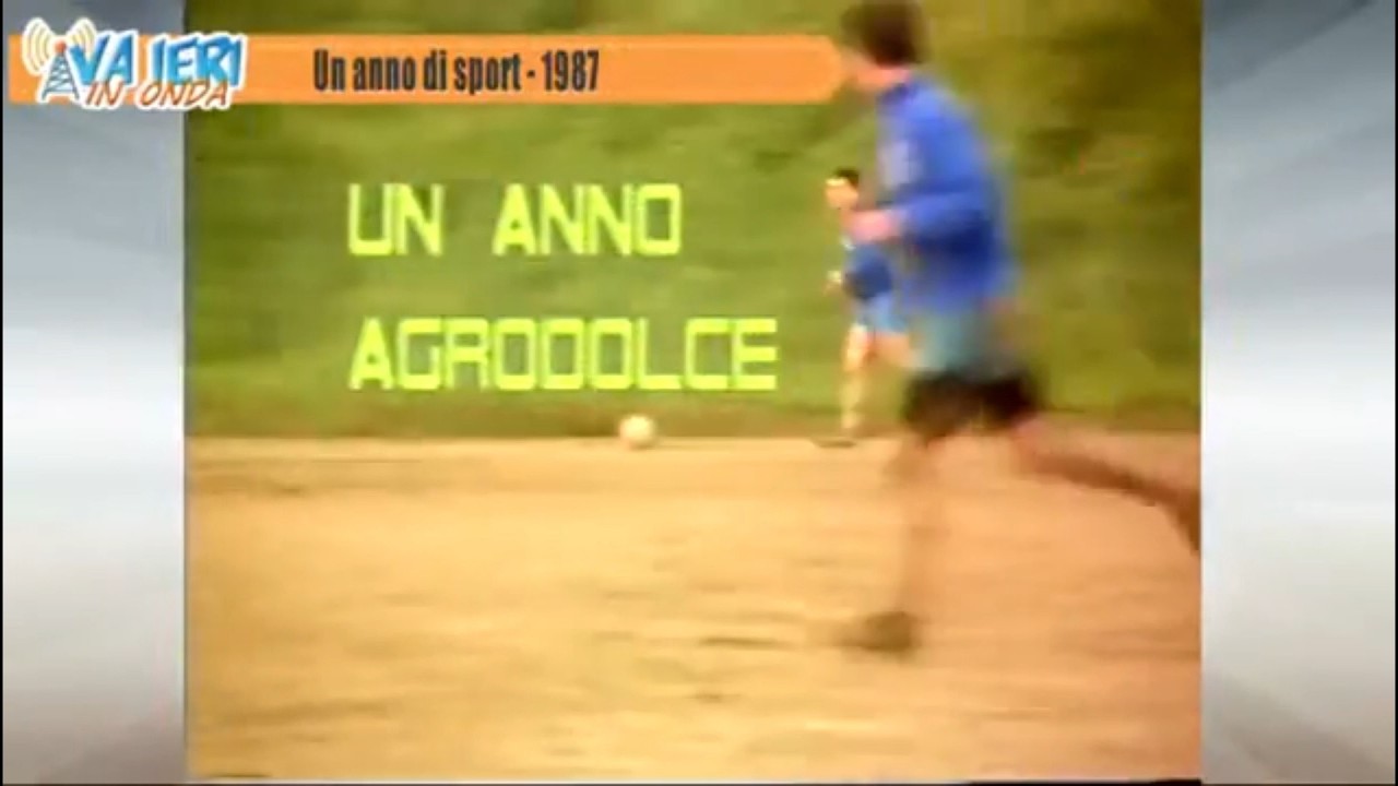 Un anno di Sport 1987 Un anno agrodolce Servizio TV Prato Piero Ceccatelli AC Prato 1908