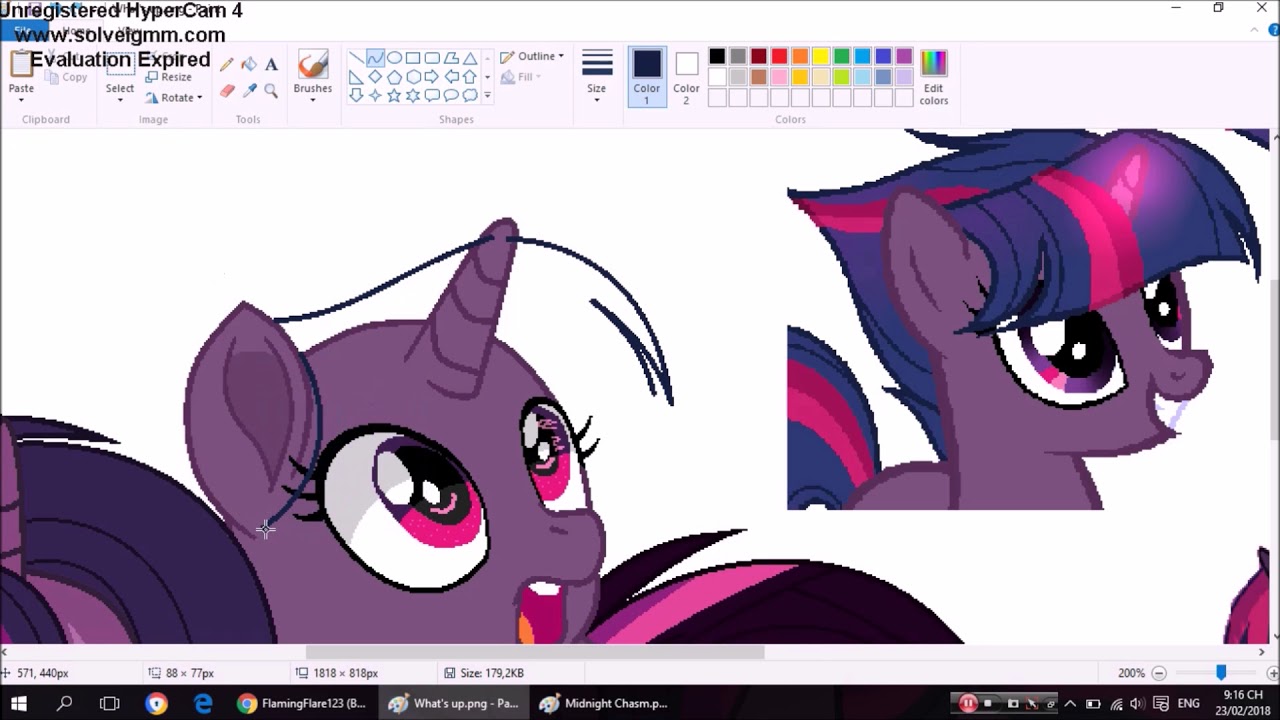 Speedpaint of TwiPest children squad (MLP Base)