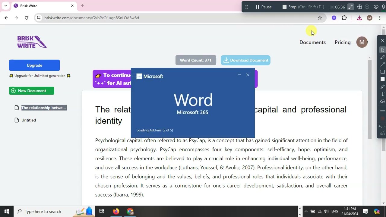 موقع للكتابة المدعومة بالمراجع بنسبة بدون استلال باستخدام الذكاء الاصطناعي briskwrite