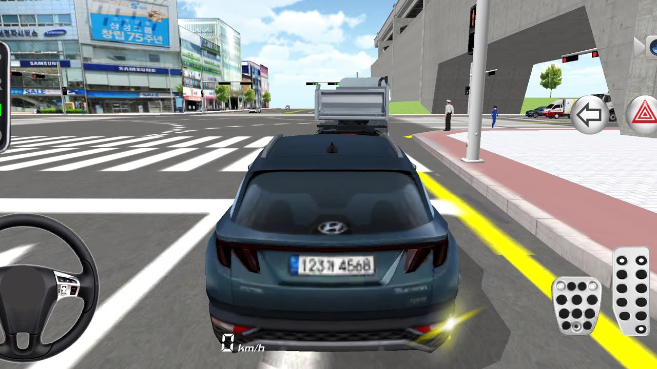 New Blue Hyundai Tucson - 3d Driving Class || Car Game #Gameplay #cargame