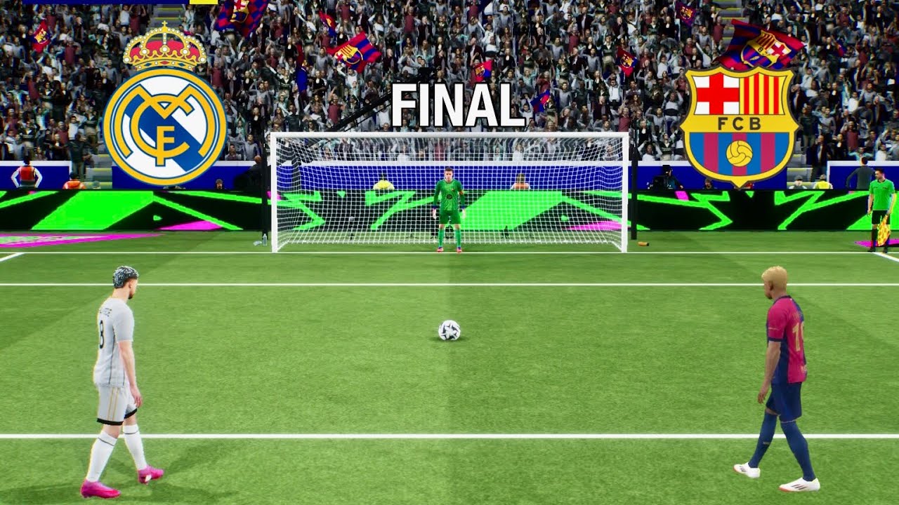 Lamine Yamal vs Kylian Mbappe | Real Madrid vs FC Barcelona Penalty Shootout | eFootball