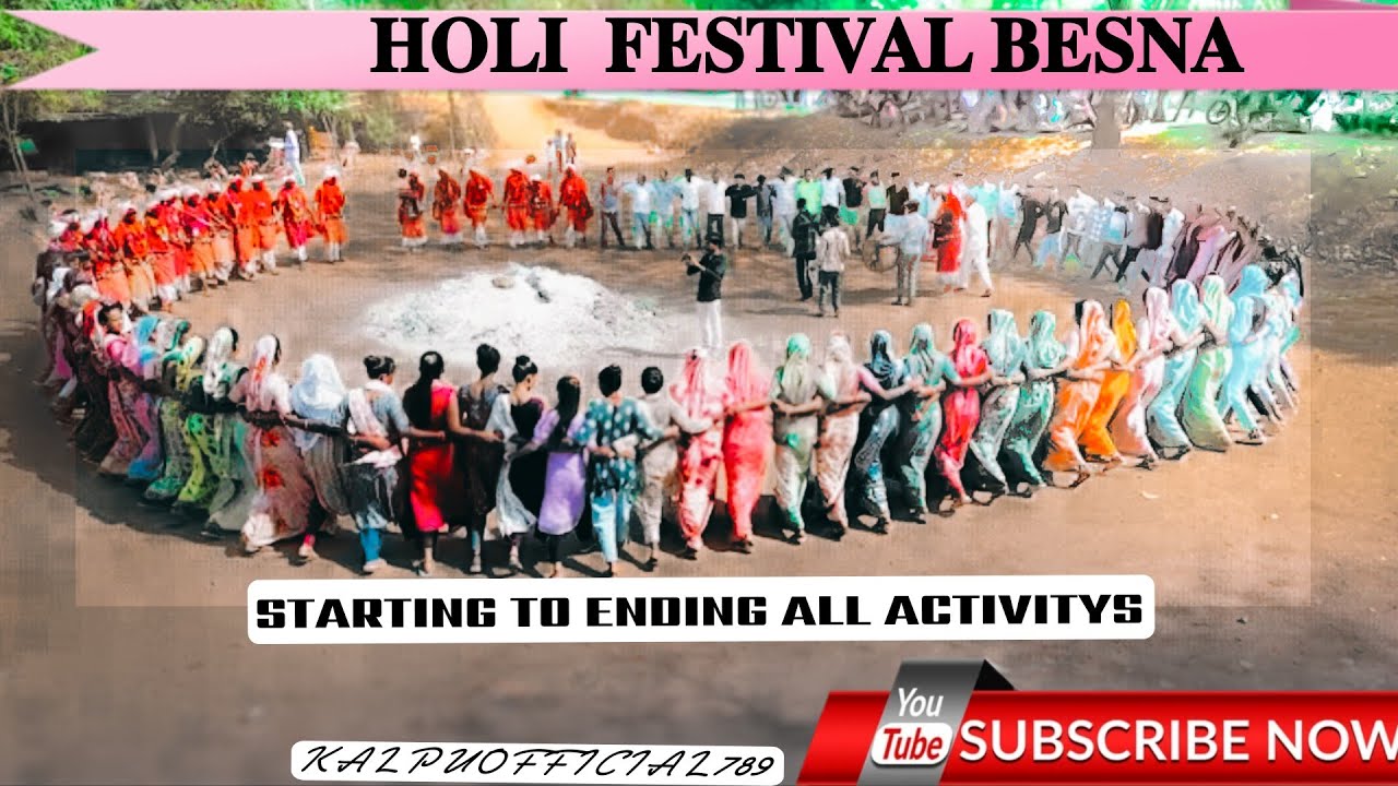 Holi festival ગામ - બેસણા❤️ New adivasi holi special song || singer:- zaver vasava & narmada vasava 