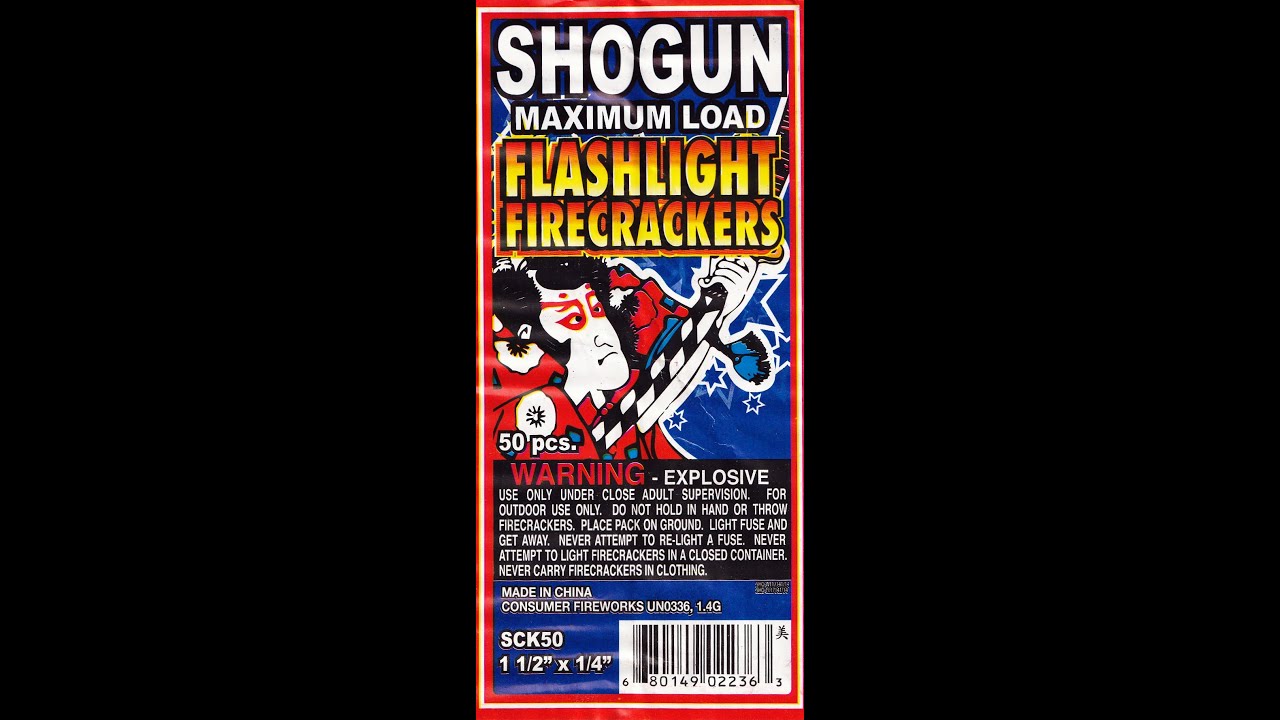 Shogun firecrackers 50 shot string demo