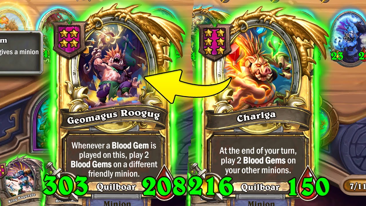 NEW Golden Quilboars With Double End Turn Effects! | Christian Hearthstone Battlegrounds